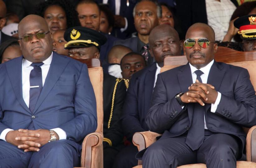 Félix Tshisekedi et Joseph Kabila, le jour de la passation des pouvoirs