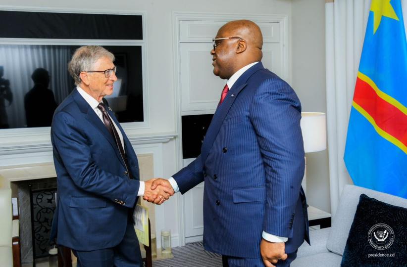 Félix Tshisekedi et Bill Gates