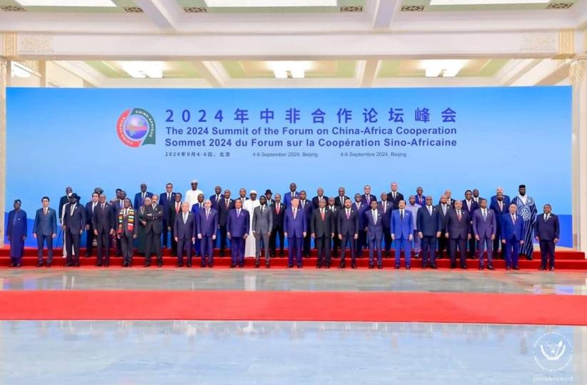 Photo de famille au Forum Chine-Afrique 2024