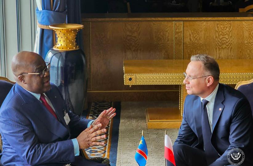 Andrzes Duda et Félix Tshisekedi