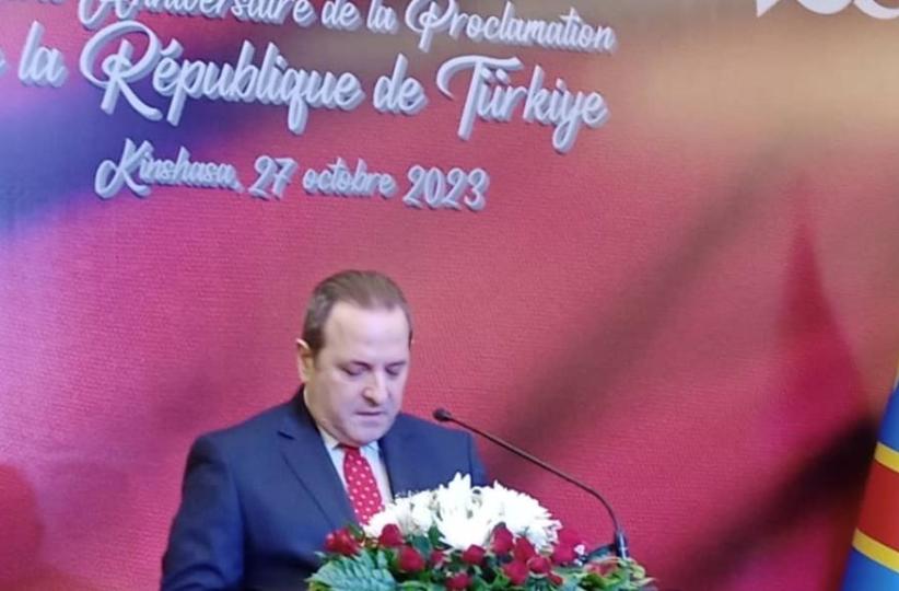 L'ambassadeur de Turkiye en RDC 