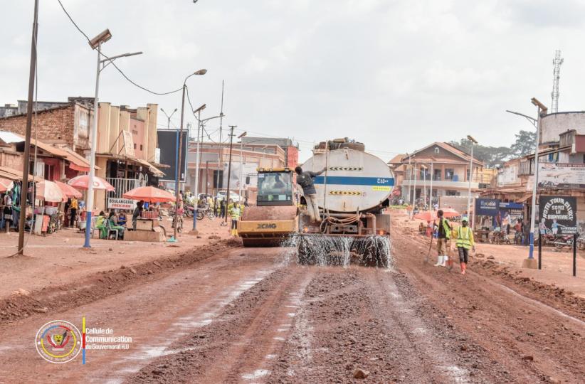 Construction des routes. Photo d'illustration