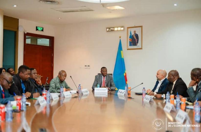 Daniel Mukoko Samba et les membres de la FEC. Photo d'illustration