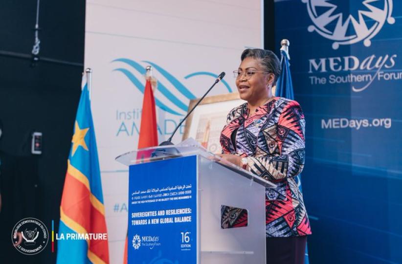 Judith Suminwa au forum medays 2024