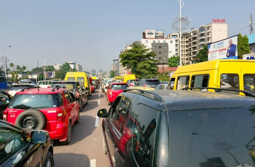 Embouteillages à Kinshasa 