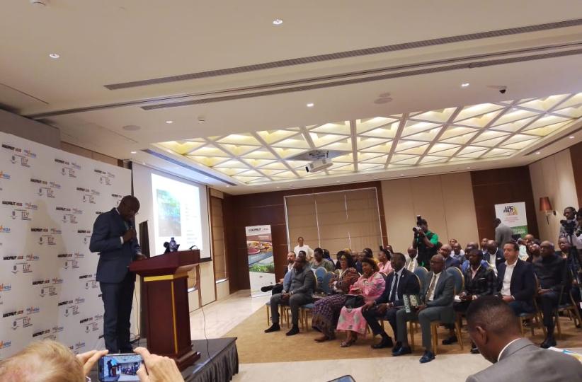 Conférence de promotion de participation au salon Macfrut organisée par l'ambassade de l'Italie à Kinshasa