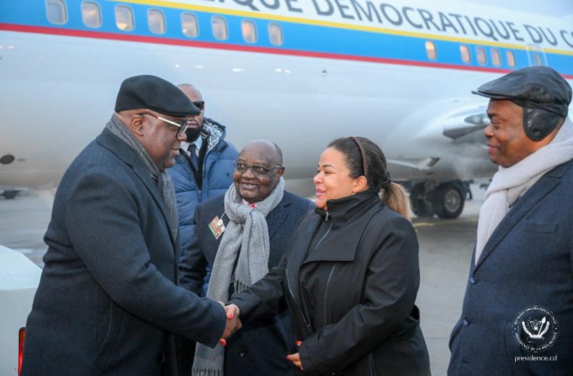 Félix Tshisekedi en Suisse