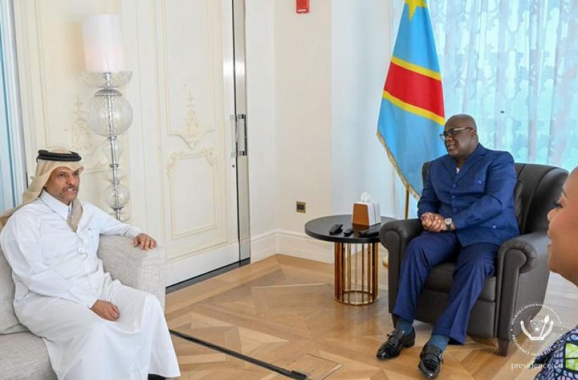 Félix Tshisekedi à Doha