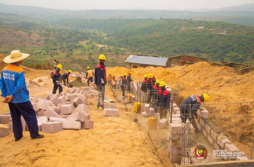 Construction de la route. Photo d'illustration. 