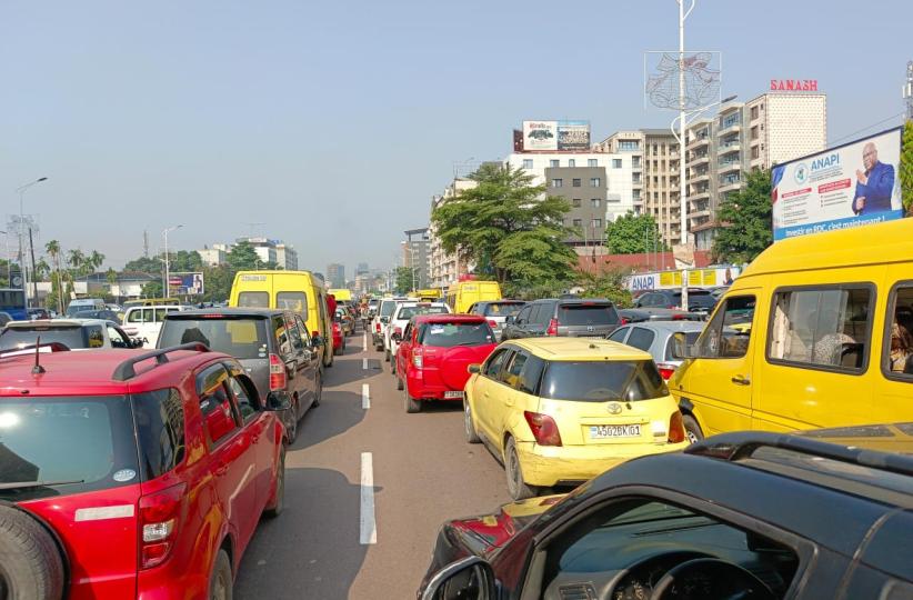 Circulation des véhicules à Kinshasa