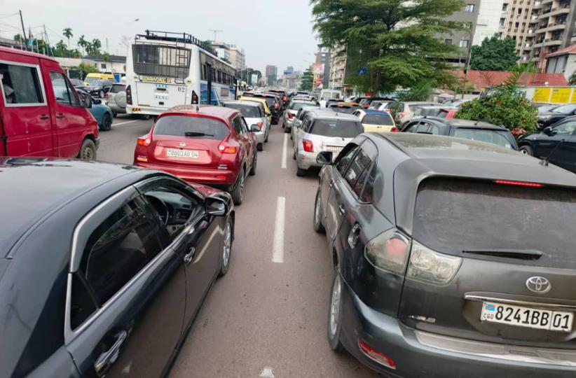 Embouteillages à Kinshasa