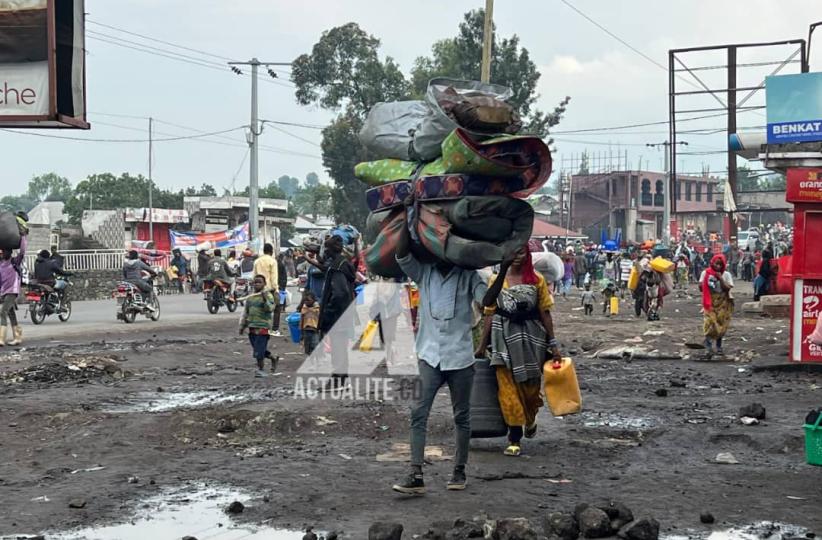 Les déplacés de Goma