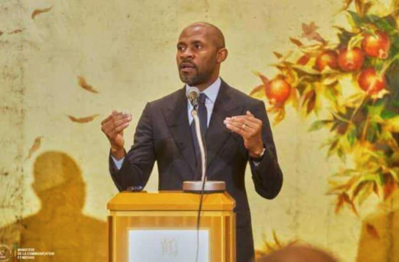 Patrick Muyaya, porte-parole du gouvernement congolais 