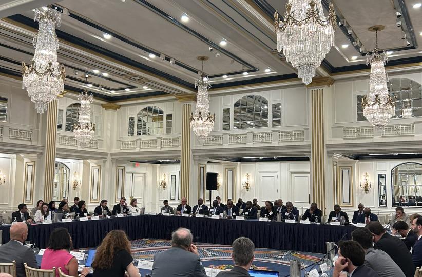 Photo prise lors de cette table ronde stratégique organisée aux Etats-Unis pour dynamisation des minéraux critiques et du corridor de Lobito