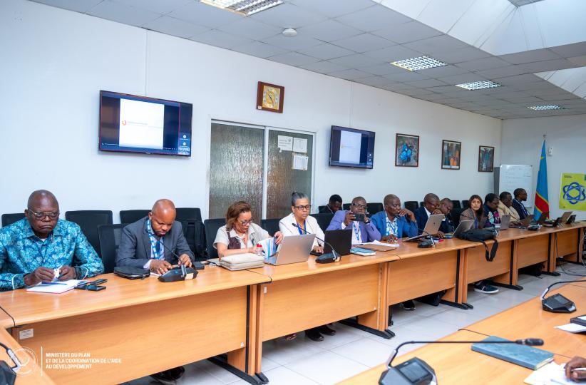 Lors de l'atélier du Dialogue d’Action du 4ᵉ cycle de suivi  du Partenariat mondial pour une coopération efficace à Kinshasa ce lundi 22 septembre 2025 
