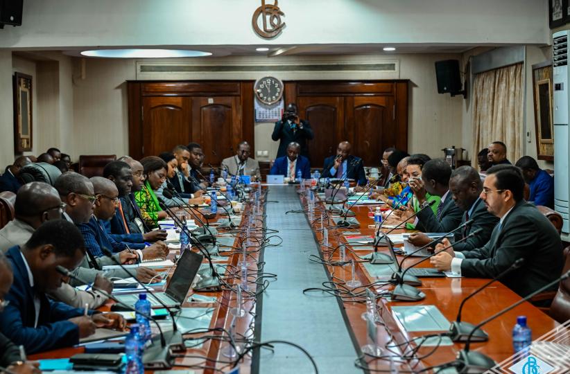 Lors de la réunion de la BCC et le FMI à Kinshasa dans le cadre de la deuxième revue FEC