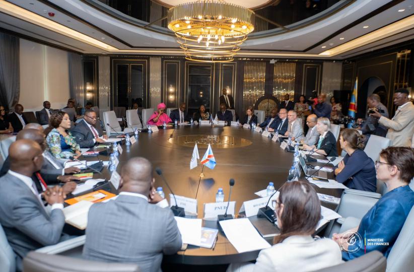 Lors de la réunion de haut niveau du Cadre permanent de concertation et de suivi de la réforme des finances publiques