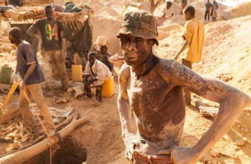 Creuseurs artisanaux. Photo droits tiers 