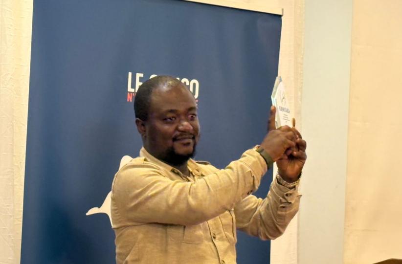 Simplice Kapipa, lauréat du prix Kanyaka 2