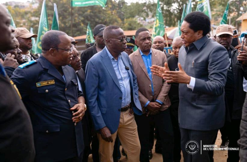 Mukoko Samba, ministre congolais de l'économie nationale 