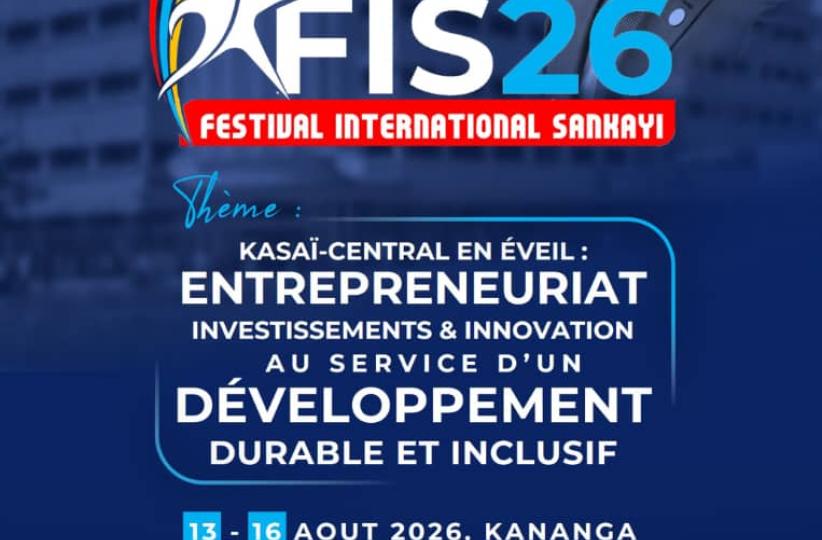 Affiche du FIS 2026 à Kananga.
