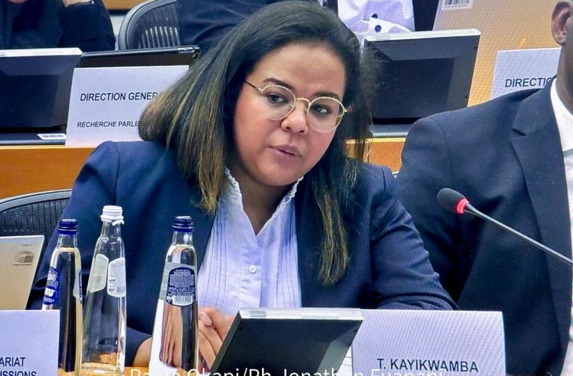 La ministre Thérèse Kaikwamba Wagner à l'ONU.