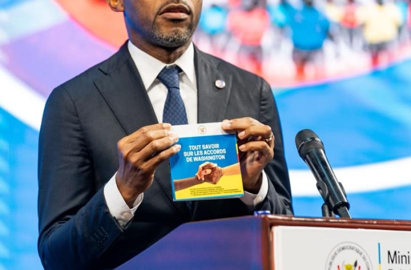 Le ministre Patrick Muyaya.