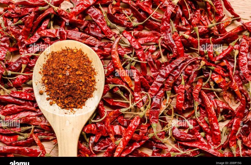 Piments rouges secs