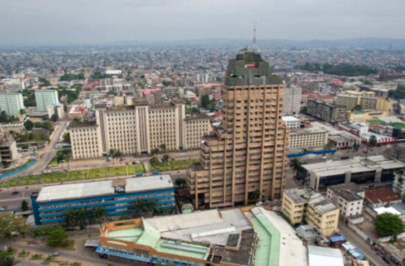 Vue de la ville de Kinshasa aménagée.