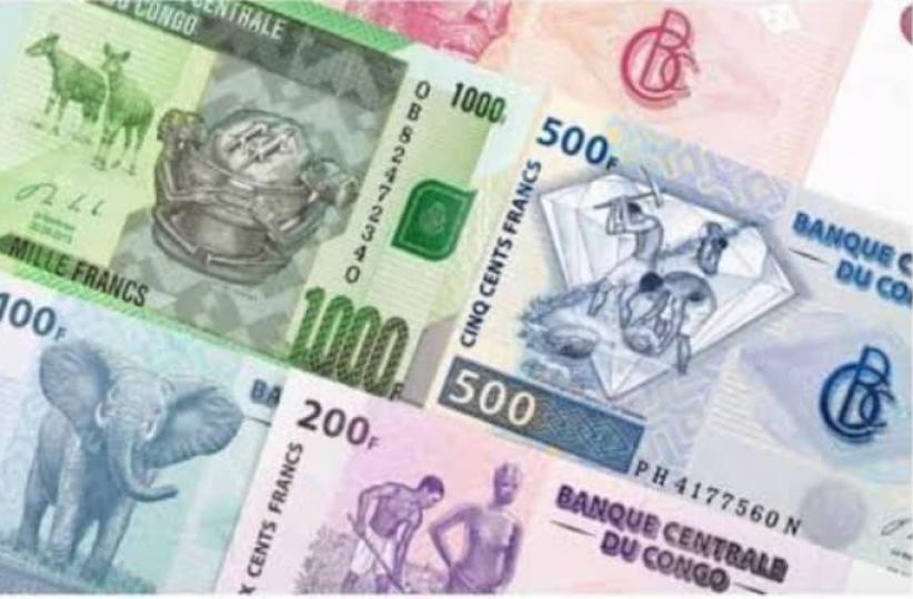 Les petites coupures du Franc congolais.