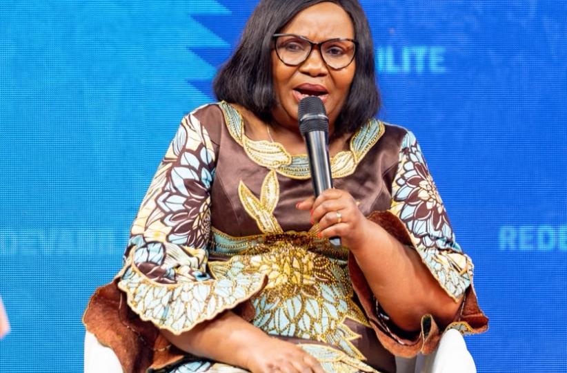 Marie Nyange Ndambo, ministre de l'Environnement.