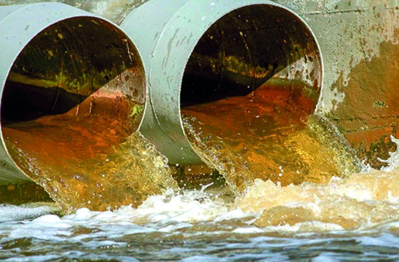 Pollution industrielle.